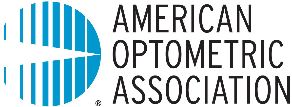 Leading Optometric Care - McMillin Eyecare The logo of the American Optometric Association, featuring a blue circular design with diagonal white lines and bold black text. - McMillin Eyecare