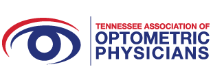 Trusted Eye Care Professionals - McMillin Eyecare The logo of the Tennessee Association of Optometric Physicians, featuring a stylized blue eye with red and blue text. - McMillin Eyecare